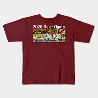 2020 Ne'er Again - Merry Christmas Kids T-Shirt